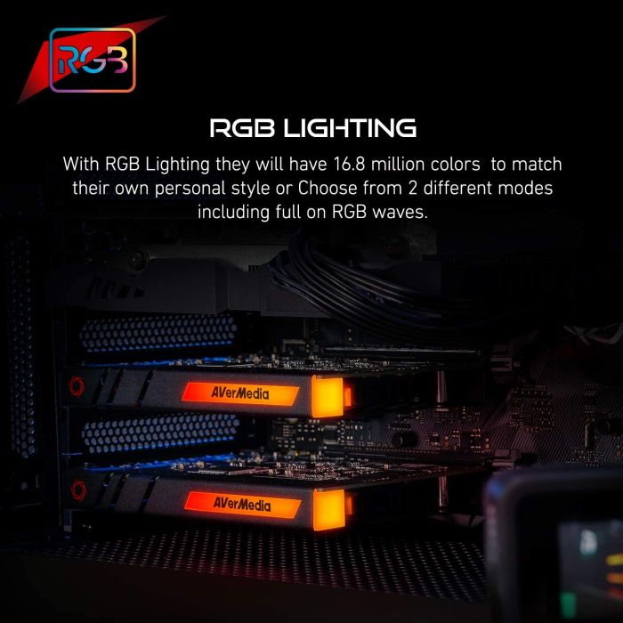 Карта захоплення відео AVerMedia GC570D DUO, 2160p60(pass-through) 1080p60(record), чорний