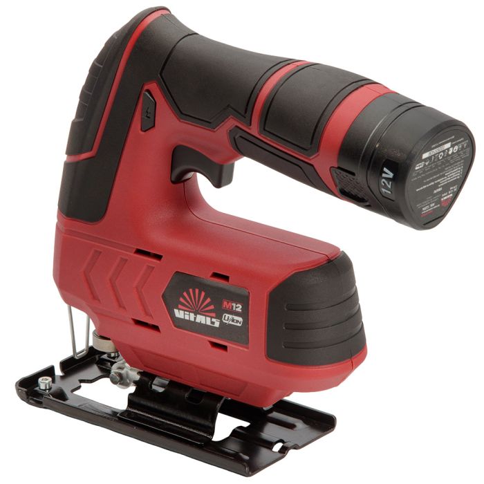Лобзик акумуляторний Vitals Master Ef 1265c Kit 12В 1х2.0А·год 0-2200об/хв хід 19мм ЗП 1.04кг