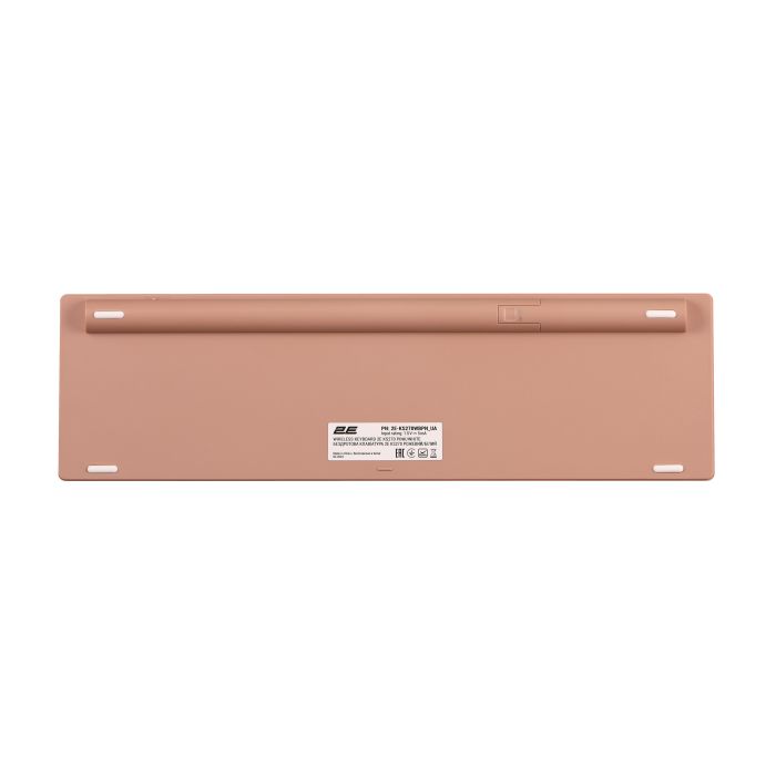 Клавиатура ножничная 2E KS270 109key, WL/BT, EN/UK, розово-белый