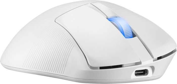Мышь ASUS ROG Keris II Ace, RGB, USB-A/WL/BT, белый