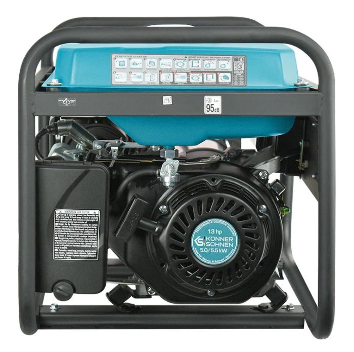 Генератор бензиновий Konner&Sohnen KS 7000E ATS, 230В, 5.5кВт, АВР(ATS), електростартер, 76.8кг