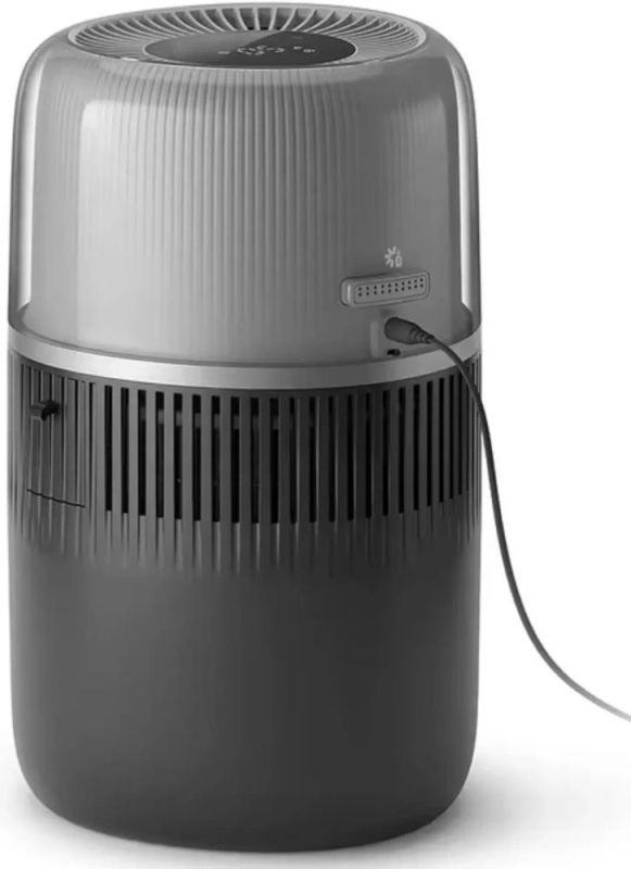 Увлажнитель воздуха Philips традиционное упр-ниеп Series 4000, 44м2, 4,5л, 300мл/ч, сенсорне, режим сна, ночник, чёрный