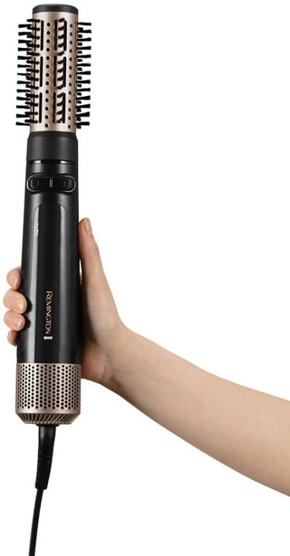 Фен-щітка Remington Blow Dry & Style Caring, 1000Вт, 2 режими, іонізація, хол. обдув, кераміка, чорний
