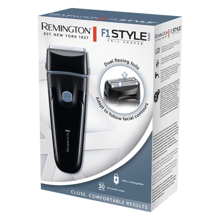 Бритва електр. Remington F1 Style сеточная ,  бритв.головок-2, Ni-Mh, сух., триммер,USB-C, черно-синий