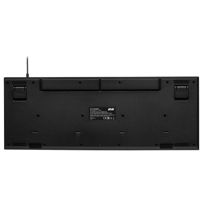Клавиатура мембранная 2E GAMING KG300 114key, USB-A, EN/UA, LED, чёрный