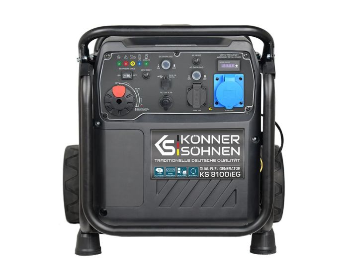 Генератор газобензиновий інверторний Konner&Sohnen , 230В, 8.5кВт, електростартер, 68кг Könner & Söhnen KS8100IEG