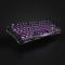 Клавиатура магнитная GravaStar Mercury V75 Lite 75keys, Blackcore, USB-A, Transparent Black