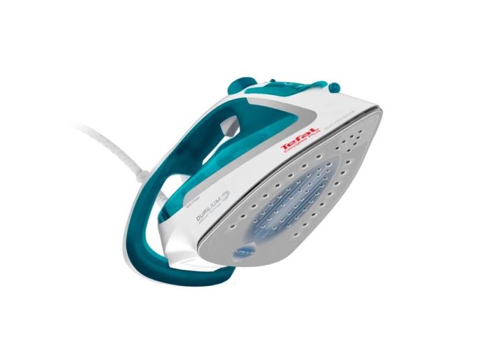 Утюг Tefal Easygliss Plus, 2500Вт, 270мл, паровой удар -195гр, постоянный пар - 45гр, керам. подошва, бело-голубой