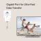 Комплект Адаптерiв Powerline TP-LINK  AV1000, 1xGE, (TL-PA7017 2шт), Розетка TP-Link TL-PA7017PKIT
