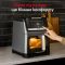 Мультипіч Tefal Easy Fry Silence XXL, 1800Вт, чаша-7, сенсорне керув., 10 програм, з віконцем, пластик, темно-сірий