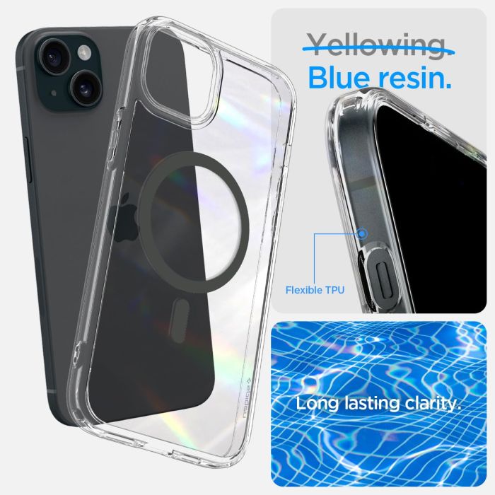Чохол Spigen для iPhone 15, Ultra Hybrid MagFit, Graphite