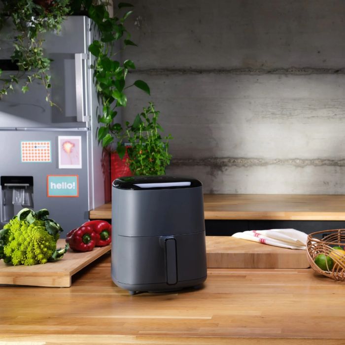 Мультипечь Tefal Eas yFry Max, 1500Вт, чаша-5л, сенсорное управл., 10 программ, пластик, черный