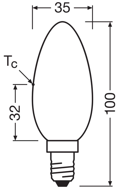 Лампа OSRAM LED E27 6.8Вт 3000К 806Лм В60 VALUE