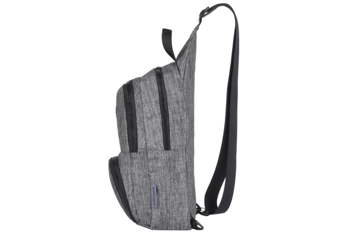 Рюкзак-слинг, Wenger Console Cross Body Bag, серый