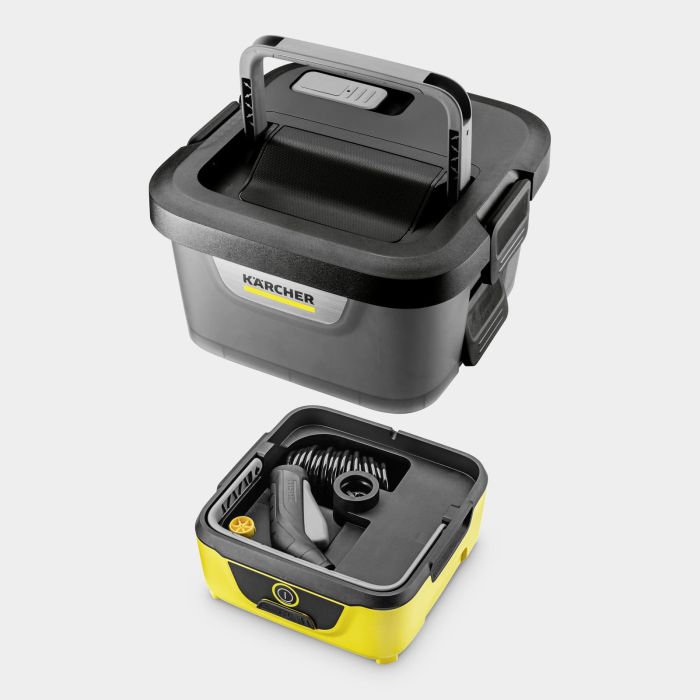 Минимойка низкого давления аккумуляторная Karcher OC 4 120л/ч шланг 2.8м бак для воды 8л 3.082кг USB-C