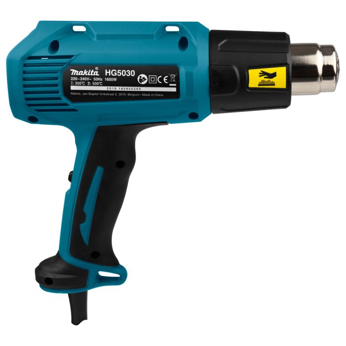 Фен будівельний   1600Вт 350/500°C 0.6кг Makita HG5030K