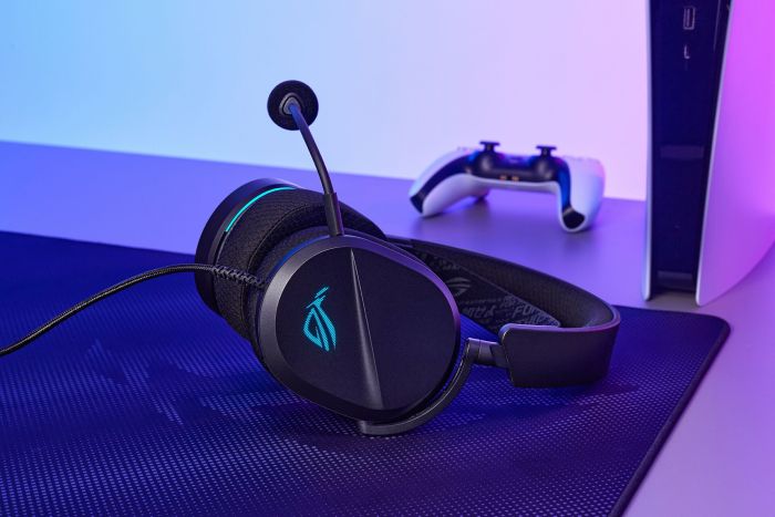 Гарнитура игровая ASUS ROG Pelta Core USB-C, RGB, чёрный