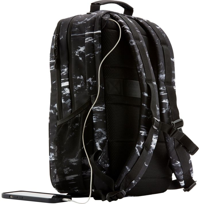 Рюкзак для ноутбука HP, Campus XL, 16.1", полиэстер, черно-белый