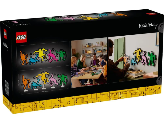 Конструктор LEGO ART Кіт Гарінґ — Танцюющие человечки