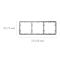 Рамка для выключателя на 3 секции Ajax Frame 3 seats for LightSwitch