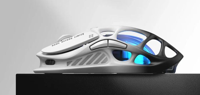 Мышь GravaStar Mercury M1 Pro, BT/WL/USB-A, RGB, черно-белый