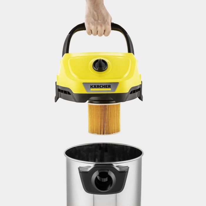 Пилосос професійний акумуляторний  Karcher WD 3-18 S V-17/20 18В 110мБар контейнер 17л без АКБ та ЗП