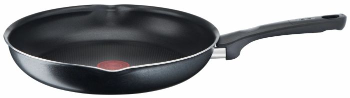 Сковорода з кришкою Tefal Day by Day, 24см, з кришкою, алюміній, бакеліт, скло, чорний