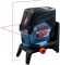 Нівелір лазерний Bosch Professional GCL2-50C+RM2+BT150 до 10м, ±0.3мм/м, 4AAx1.5В, IP54, штативі, чохол, мішеннь, 0.6кг