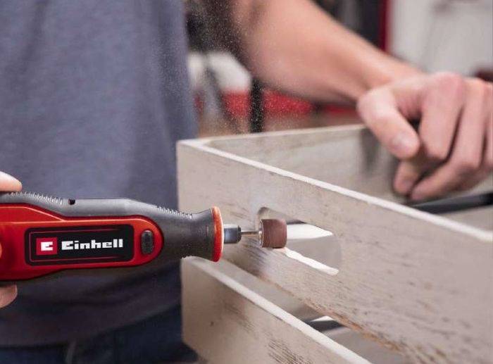 Шліфмашина шліфувально-гравірувальна акумуляторна Einhell TE-MT 7.2LI 7.2В 5500-26000об/хв 51 насадка 1.2кг