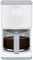 Кофеварка Tefal капельная Sense 1.25л, молотый, LED-дисплей, сенсорное управл., белый