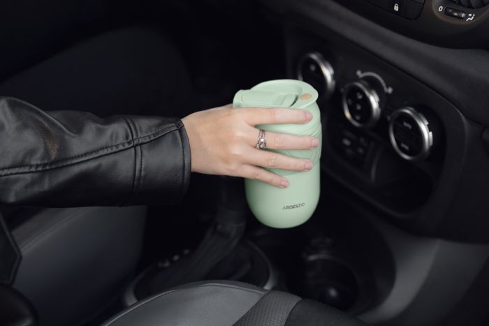 Термочашка Ardesto Cosy, 400мл, нержавеющая сталь, зеленый