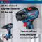 Шуруповерт-дрель аккумуляторный Bosch GSR 18 V-50, 18В 2x2Ач, 50Нм,20+1, 460/1800об/мин, 1кг