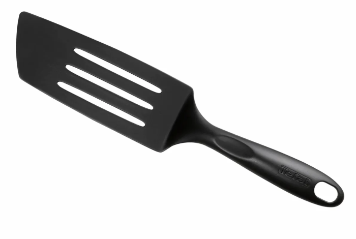 Лопатка кухонна Tefal Bienvenue, кутова, пластик, чорний
