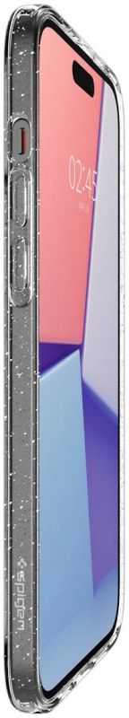 Чехол Spigen для iPhone 15, Liquid Crystal Glitter, Crystal Quartz