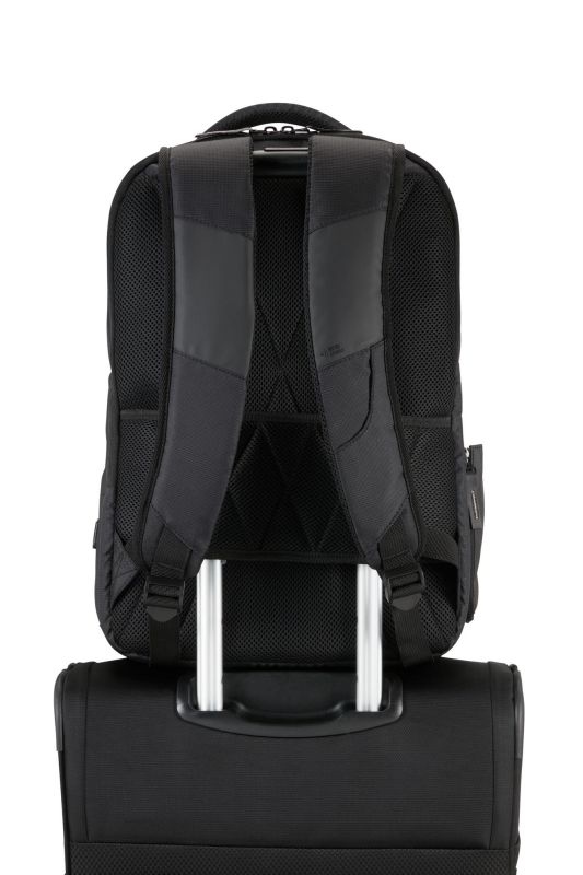Рюкзак для ноутбука 15.6" American Tourister, Urban Groove UG11 tech backpack, поліестер, 23л, чорний