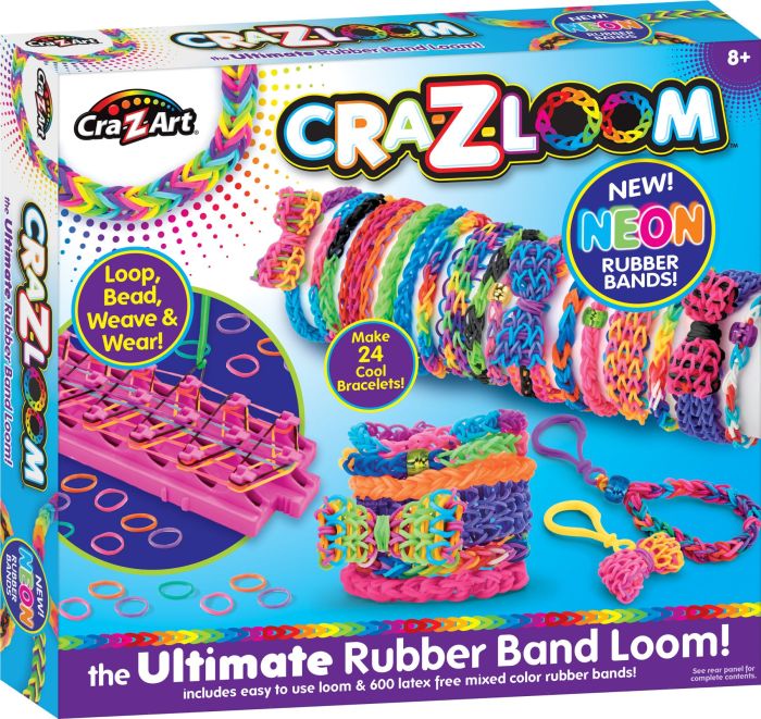 Набор для изготовления браслетов Cra-Z-Art Ultimate Rubber Band Loom в ассорт.