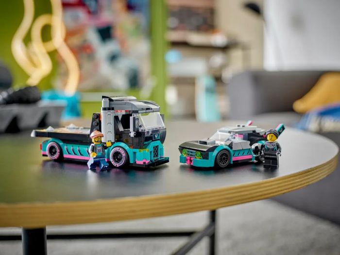 Конструктор LEGO City Автомобиль для гонки и автовоз