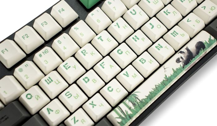 Клавіатура механічна Varmilo APT108 Panda R2, Daisy L, WL/USB-A, ENG/UKR, White Led
