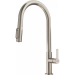Змішувач для кухні Franke Maris Slim J Clear Water, довж.виливу - 221 мм, поворотний, 1+1 фільтр, сталь