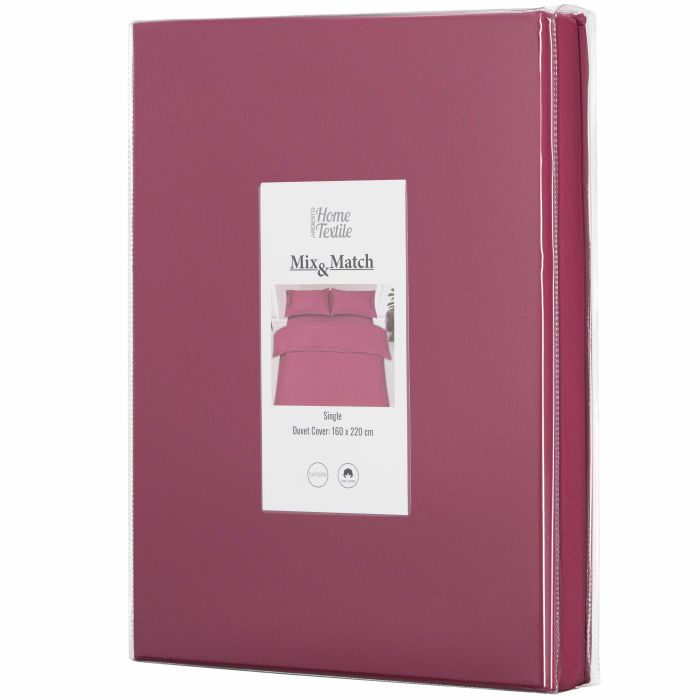 Пододеяльник Ardesto Mix&Match, 160х220см, 100% хлопок, сатин, бордовый