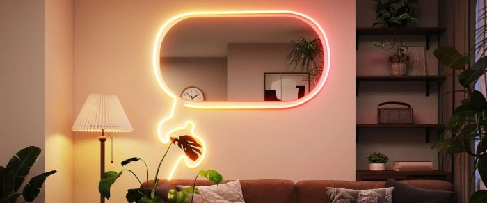 Лента светодиодная умная Govee H61D3 Neon Rope Light 2, 3м, RGBIC, WI-FI/Bluetooth, Белый