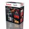 Соковитискач Tefal Nutri XXL відцентрований 1000Вт, чаша-0.8л, жмих-2.2л, жолоб на ціле яблуко, пластик/метал, чорний-нержавіюча сталь