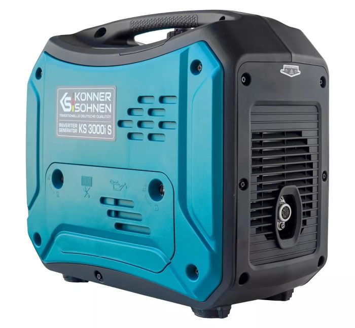 Генератор бензиновый инверторный Konner&Sohnen KS 3000i S 230В, 3-3.3кВт, ручной стартер, 23кг