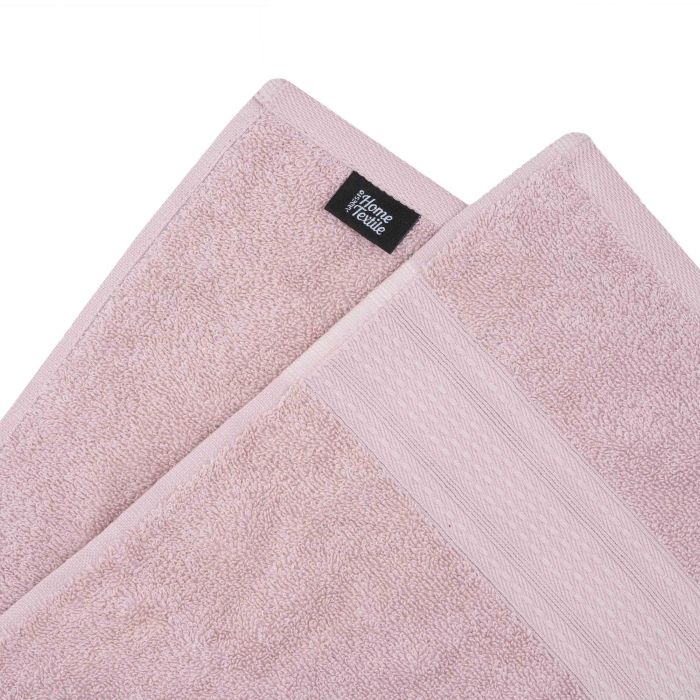 Рушник махровий Ardesto SuperSoft 70х140см, 100% бавовна, рожевий