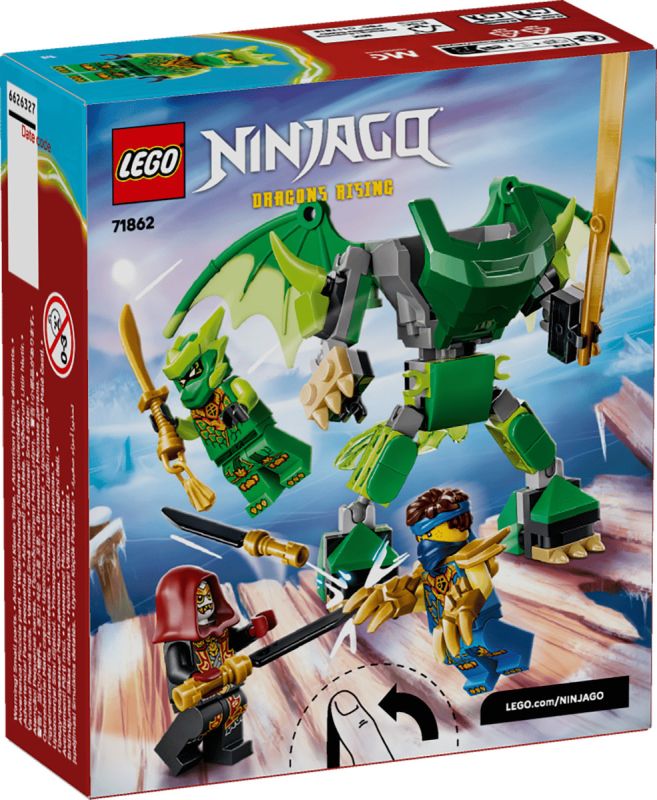 Конструктор LEGO Ninjago Боевой набор робота Дракона Ллойда