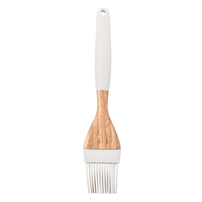 Кисточка ARDESTO Tasty Baking, 22.3см, силикон, дерево, серый светлый