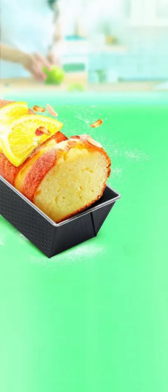 Форма для выпечки Tefal Easybake, 30см, прямоугольная, углеродистая сталь, серый
