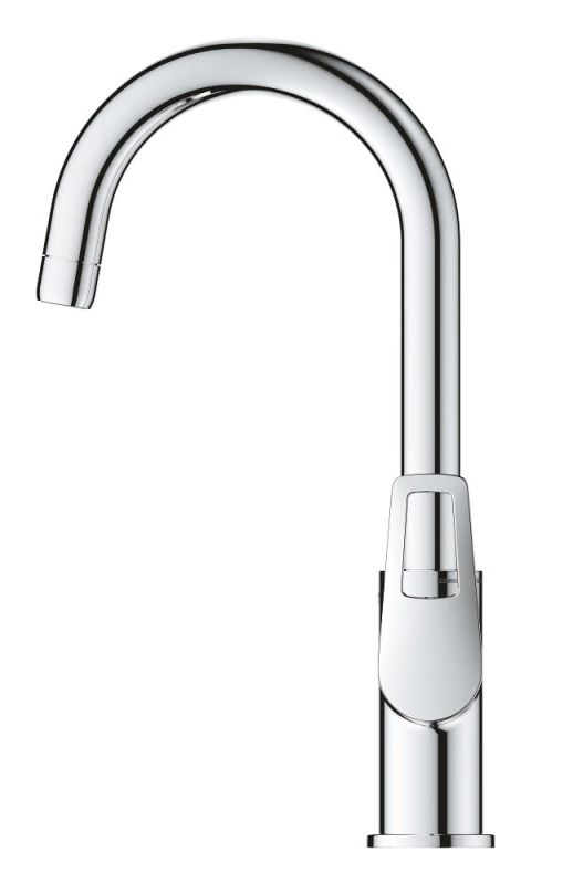 Змішувач для раковини Grohe BauLoop L-розміру, довж. виливу - 140мм, поворотний, 1 важіль, хром