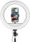 Трипод смартфону Hama Steady-120 V2, кулястий, 185см, Bluetooth, зі світлодіодним кільцем, чорний