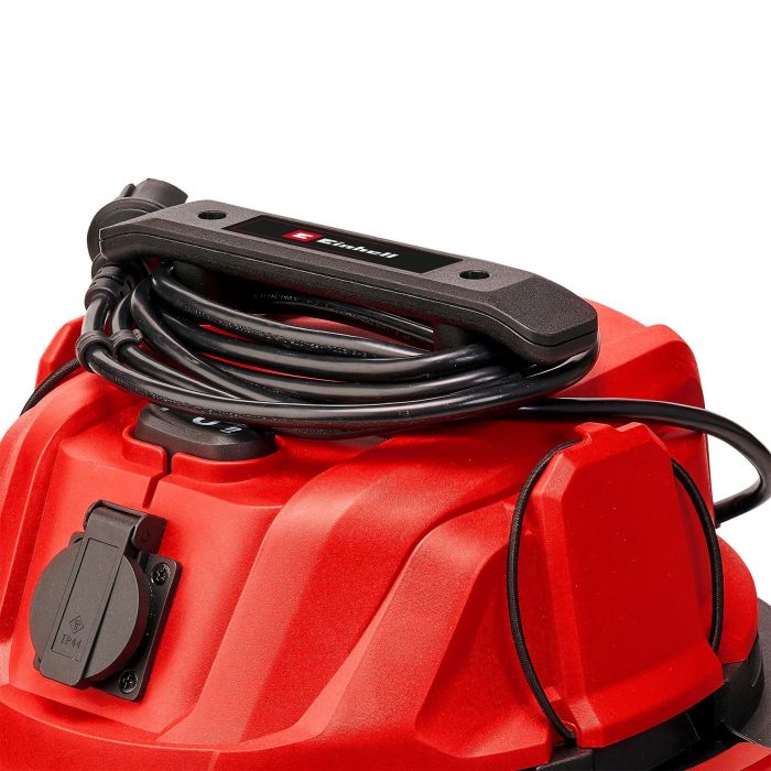 Пылесос профессиональный Einhell TC-VC 1930 А, 1500 Вт, пластик 30 л, 190 мбар, шланг 2.5 м, кабель 3 м, розетка 2 кВт, 4.7 кг